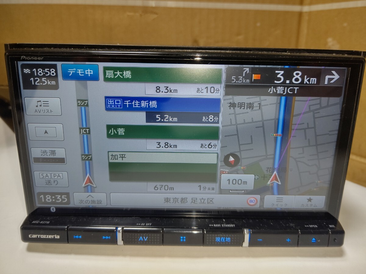カロッツェリア 4x4フルセグ地デジ Bluetooth SDナビ AVIC-RZ710 カロッツェリア 4x4フルセグ地デジ Bluetooth SDナビ AVIC-RZ710