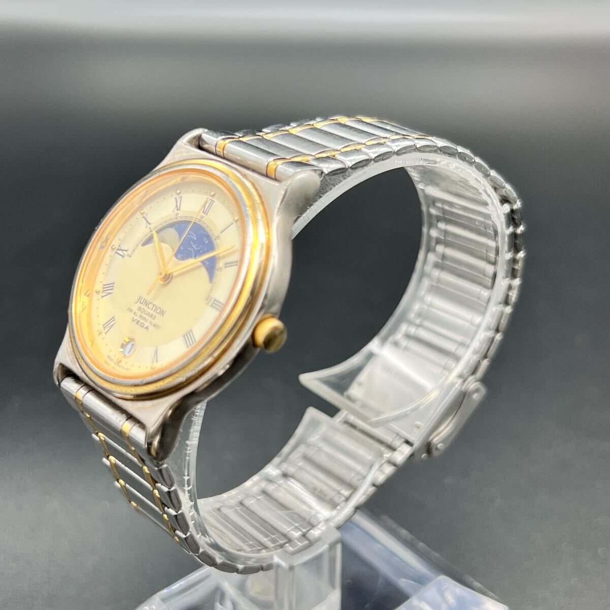 動作未確認 CITIZEN シチズン 腕時計 クォーツ ムーンフェイズ 動作未確認 CITIZEN シチズン 腕時計 クォーツ ムーンフェイズ