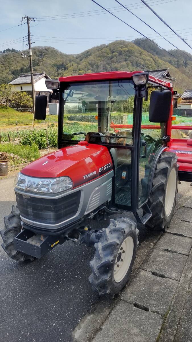 ヤンマートラクターEF230 アワーメーター267時間 30馬力 ヤンマートラクターEF230 アワーメーター267時間 30馬力