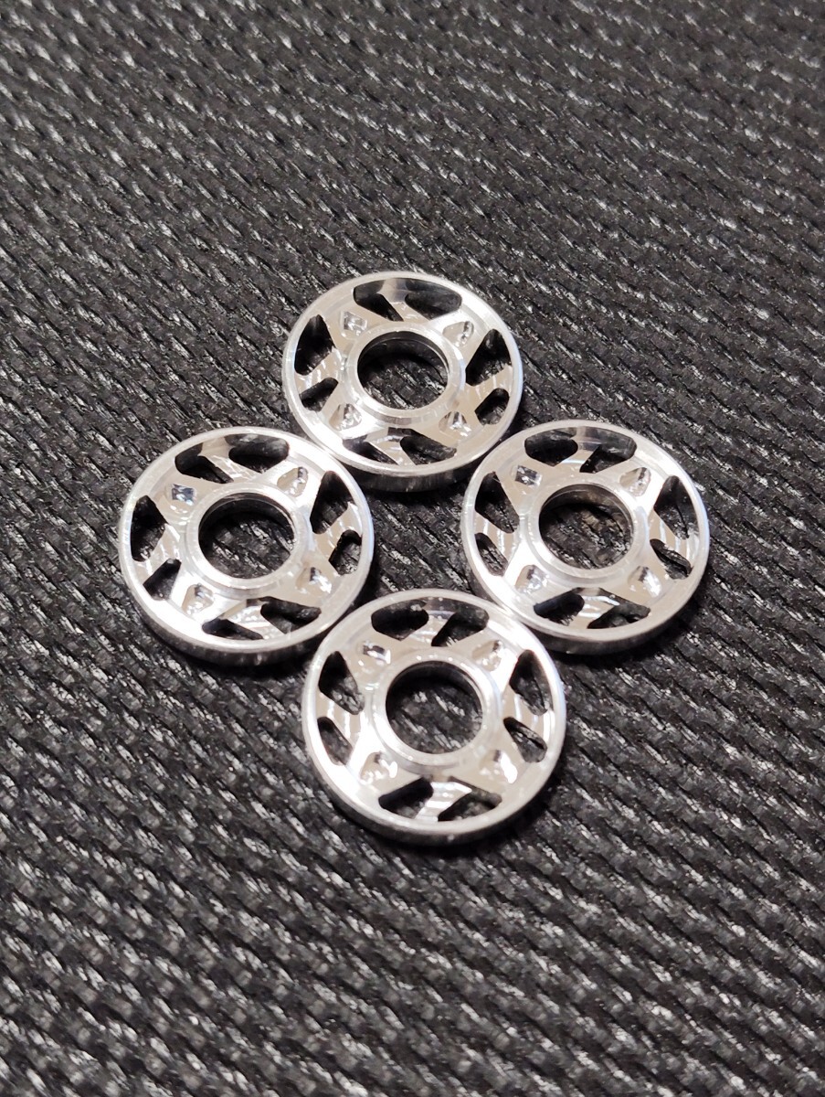 アルミベアリングローラー 13mm シルバー マシニングローラー アルミベアリングローラー 13mm シルバー マシニングローラー