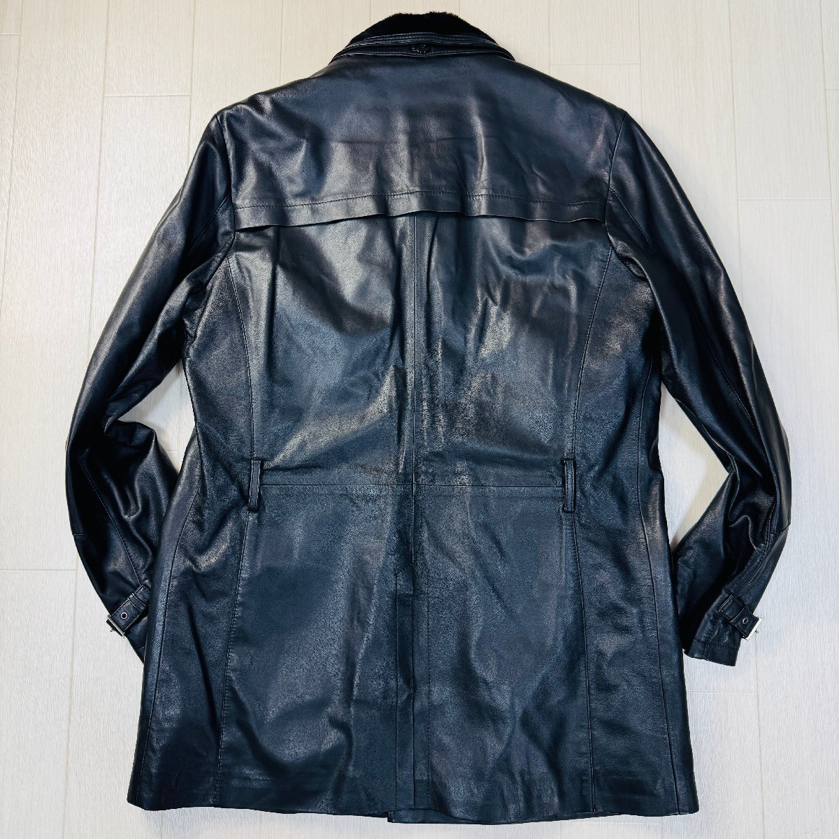 未使用並/56 2XL-3XL相当☆ヴェルサーチ/VERSACE 羊革 未使用並/56 2XL-3XL相当☆ヴェルサーチ/VERSACE 羊革