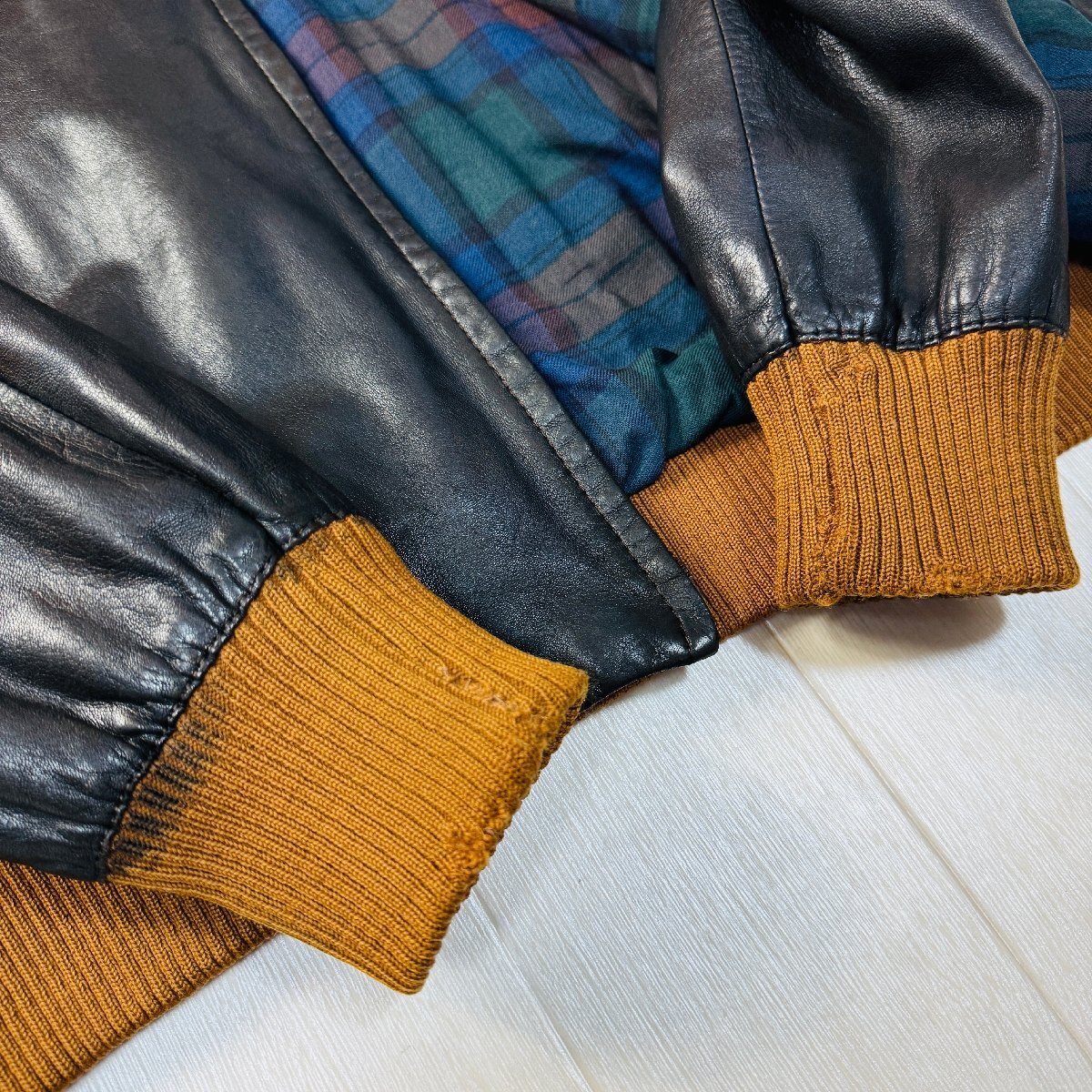 50 XL-XXL相当☆エルメス/HERMES 羊革 ラムレザー ボンバー 50 XL-XXL相当☆エルメス/HERMES 羊革 ラムレザー ボンバー