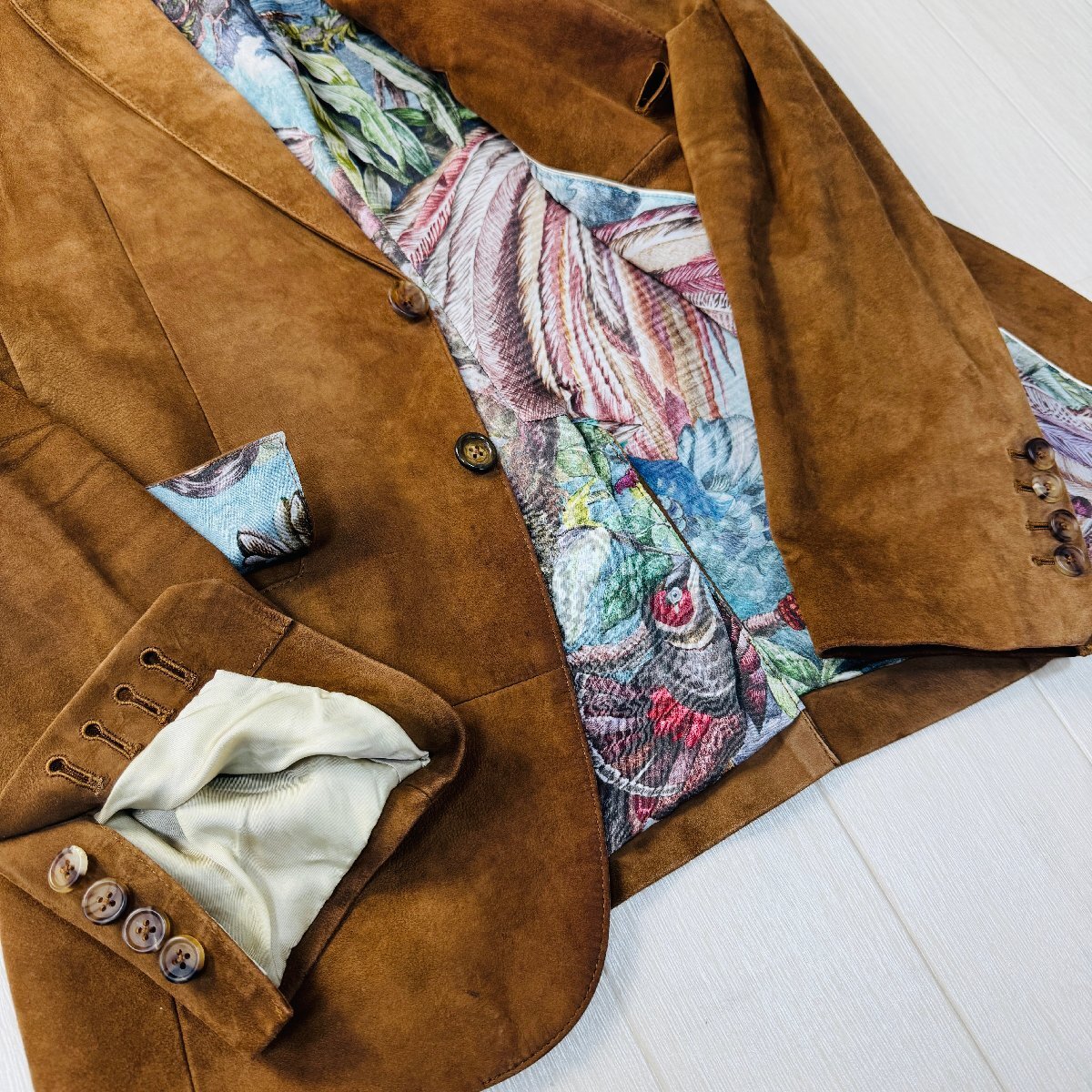 美品/Mサイズ☆ポールスミス/Paul Smith COLLECTION 総柄裏地 羊 美品/Mサイズ☆ポールスミス/Paul Smith COLLECTION 総柄裏地 羊