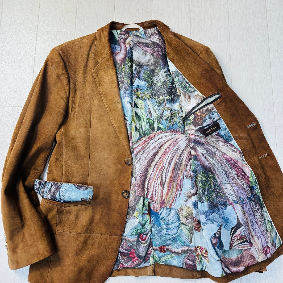 美品/Mサイズ☆ポールスミス/Paul Smith COLLECTION 総柄裏地 羊 美品/Mサイズ☆ポールスミス/Paul Smith COLLECTION 総柄裏地 羊