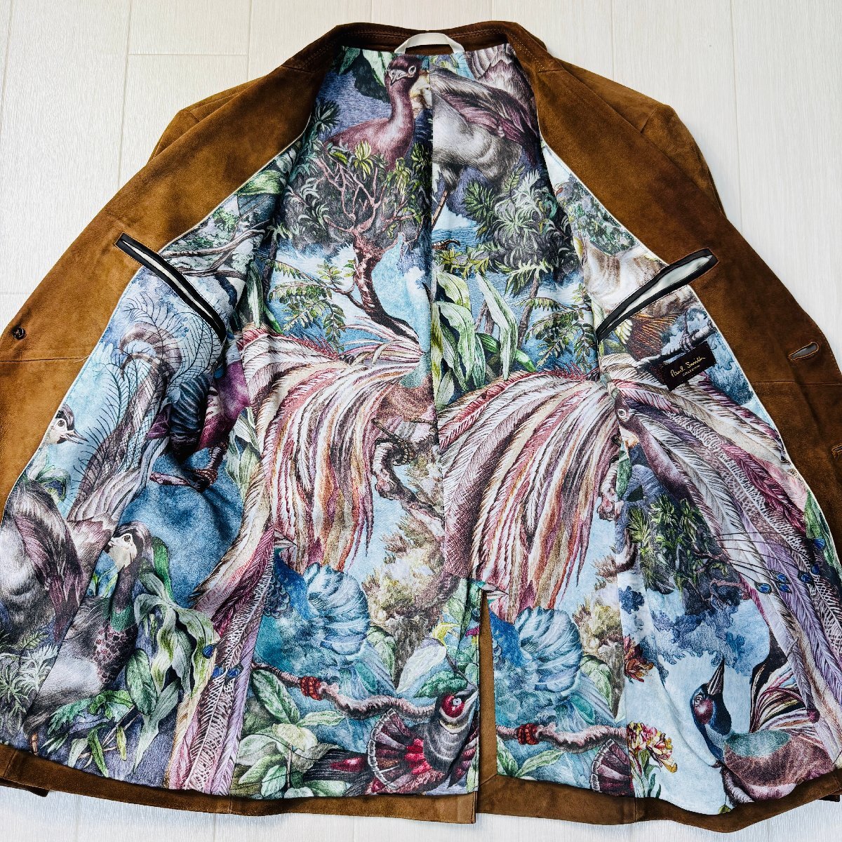 美品/Mサイズ☆ポールスミス/Paul Smith COLLECTION 総柄裏地 羊 美品/Mサイズ☆ポールスミス/Paul Smith COLLECTION 総柄裏地 羊