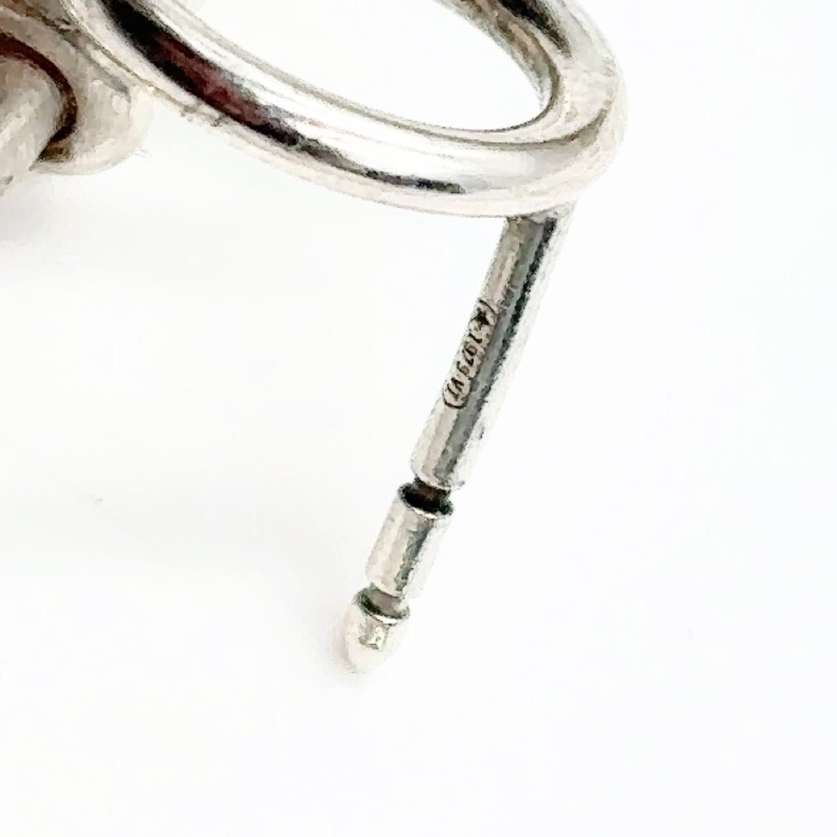Hermes エルメス ピアス ループ MM レディース SV925 フープ Hermes エルメス ピアス ループ MM レディース SV925 フープ