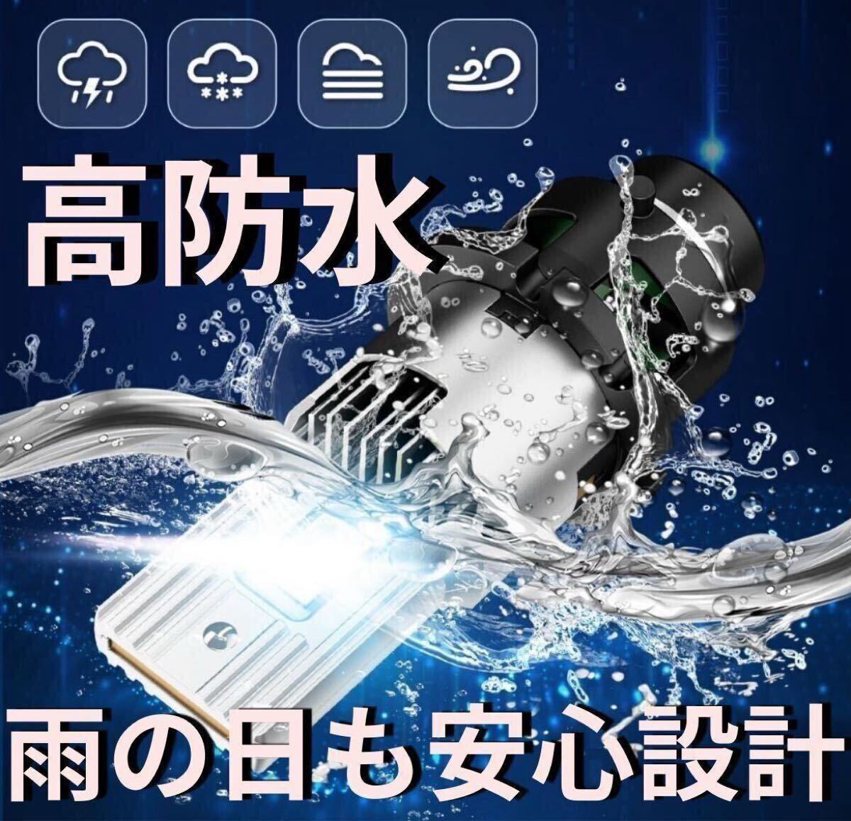 LEDヘッドライト純正HID交換 D2S/D2R D4S/D4R 26000ルーメン 6000K ホワイト 車検対応 2本セットm