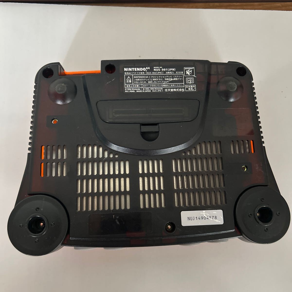 NINTENDO 64任天堂 NUS-001(JPN) ニンテンドウ64 通電確認済み NINTENDO 64任天堂 NUS-001(JPN) ニンテンドウ64 通電確認済み