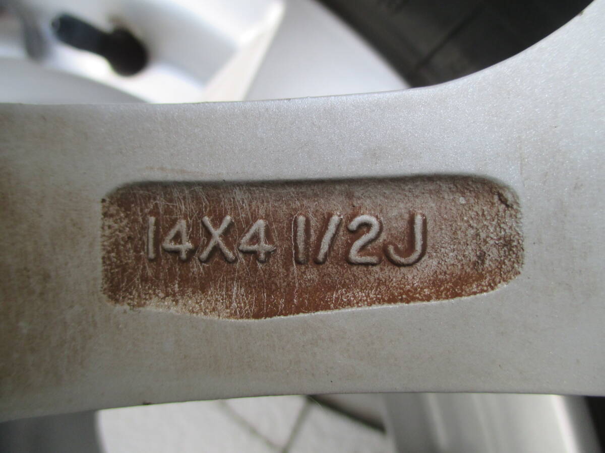 ミラ☆純正アルミセット☆155/65R14＠41_画像3