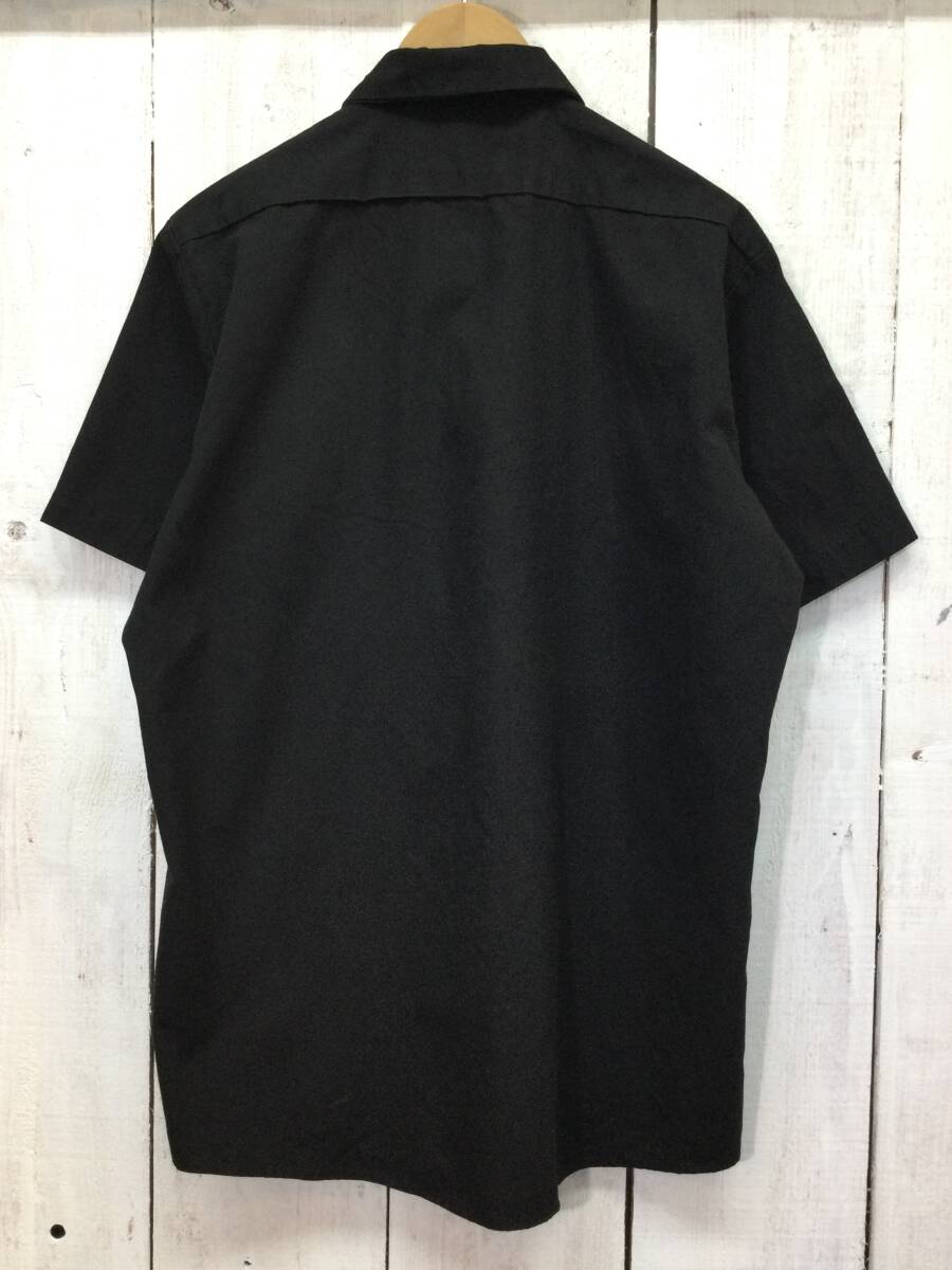 Dickies ディッキーズ 無地 半袖シャツ ワークシャツ ポリエステル×コットンシャツ メンズM【狀態(tài)良好】38