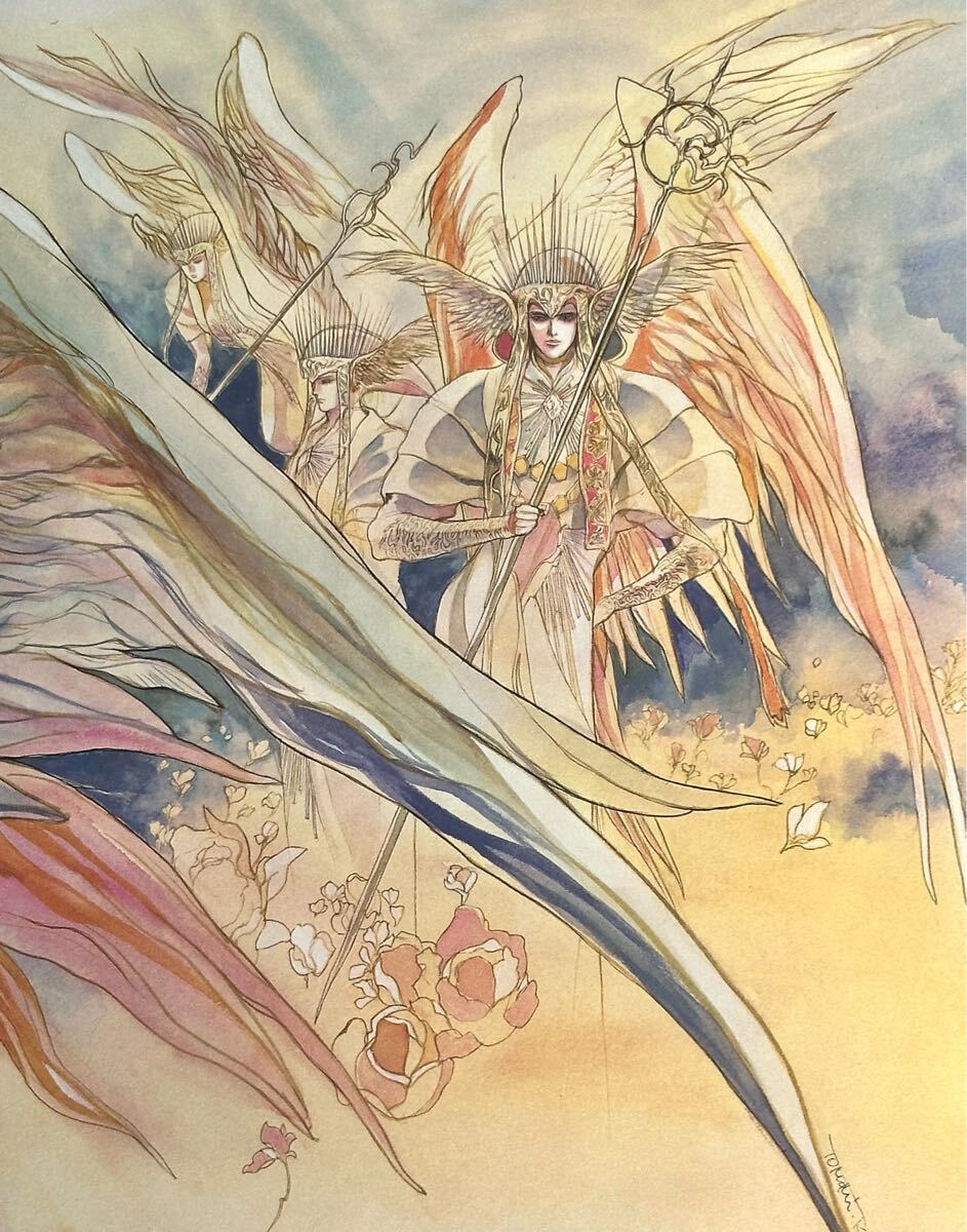 ロマンシングサガ 小林智美 カラー複製原画 ③ ポスター/セル画 ロマンシングサガ 小林智美 カラー複製原画 ③ ポスター/セル画