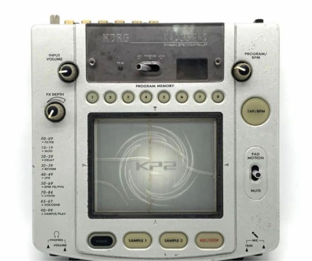 KORG KP2 カオスパッド サンプラーエフェクター Yahoo!オークション - KORG KP2 カオスパッド サンプラー