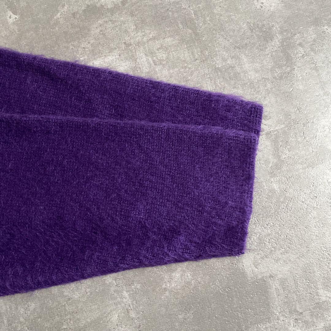 20AW Supreme Brushed Mohair Cardigan Purple 20FW 20AW Supreme Brushed Mohair Cardigan Purple 20FW