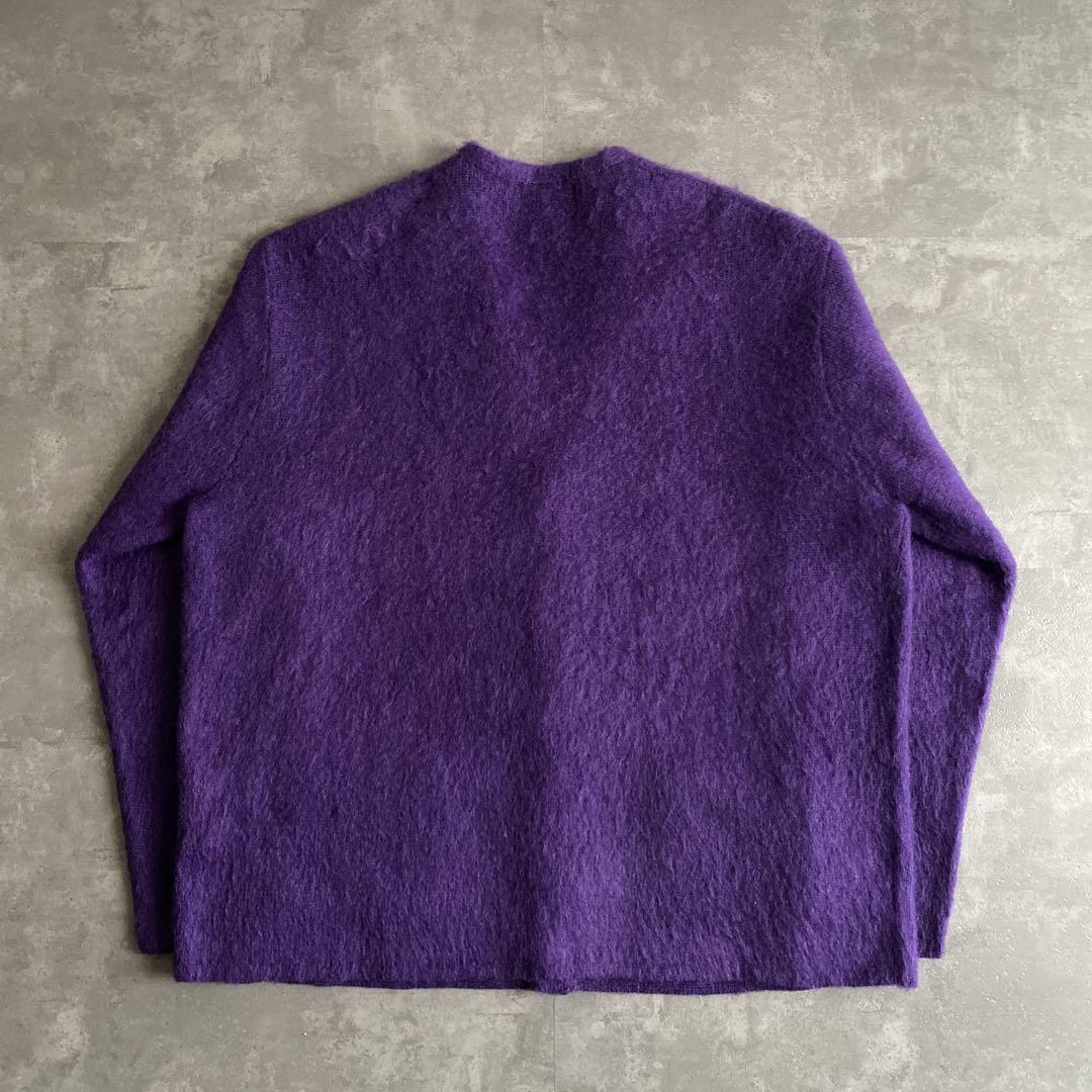 20AW Supreme Brushed Mohair Cardigan Purple 20FW 20AW Supreme Brushed Mohair Cardigan Purple 20FW