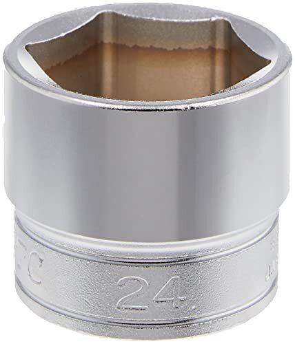 京都機(jī)械工具(KTC) ソケット 6角 B324 対辺寸法:24×差込角:9.5×全長(zhǎng):29mm