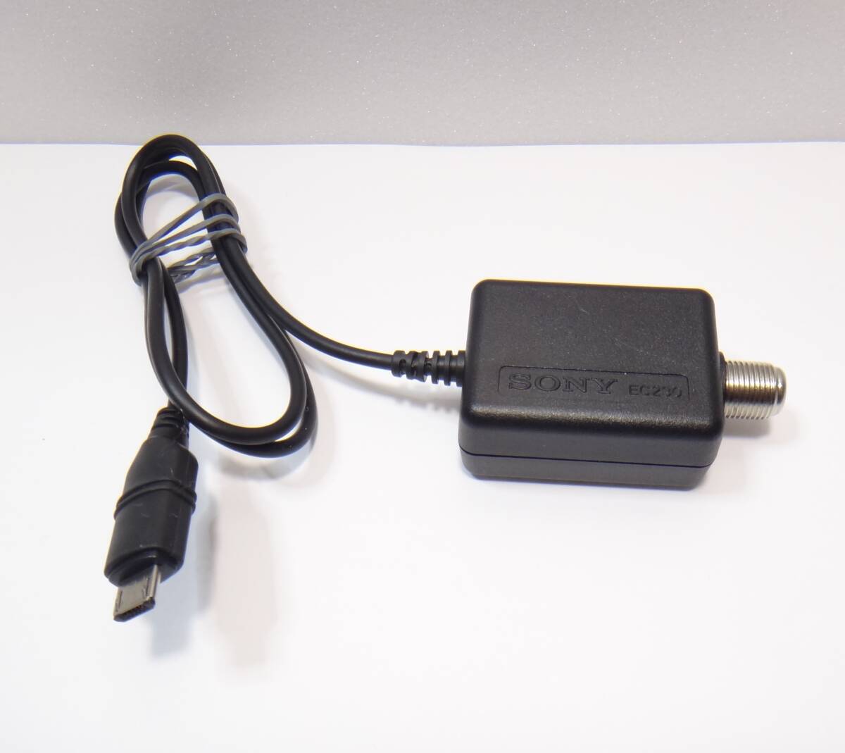 SONY　USB同軸ケーブル アンテナ　EC230 動作未確認、現狀販売 マイクロB micro 変換ケーブル　
