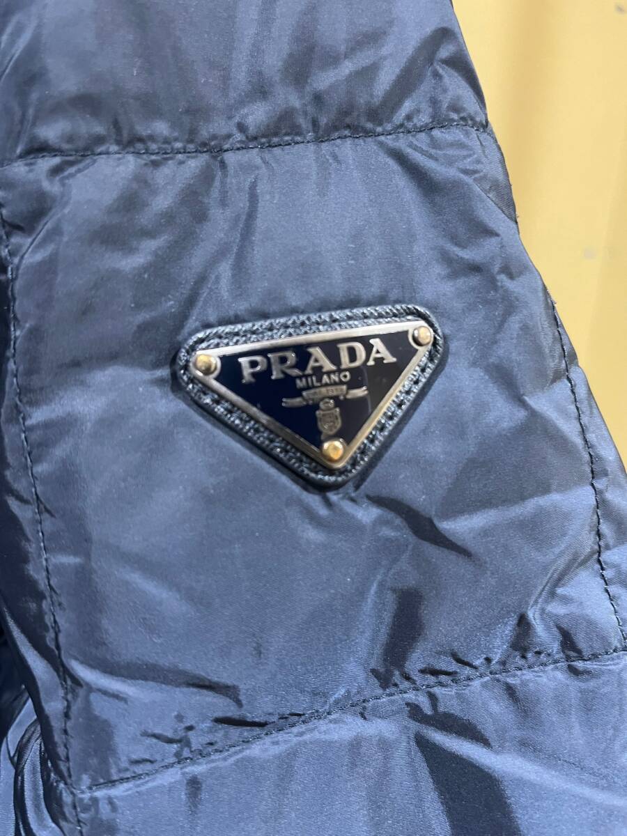 プラダ PRADA ダウンジャケット サイズ54 XL ダーク ネイビー プラダ PRADA ダウンジャケット サイズ54 XL ダーク ネイビー