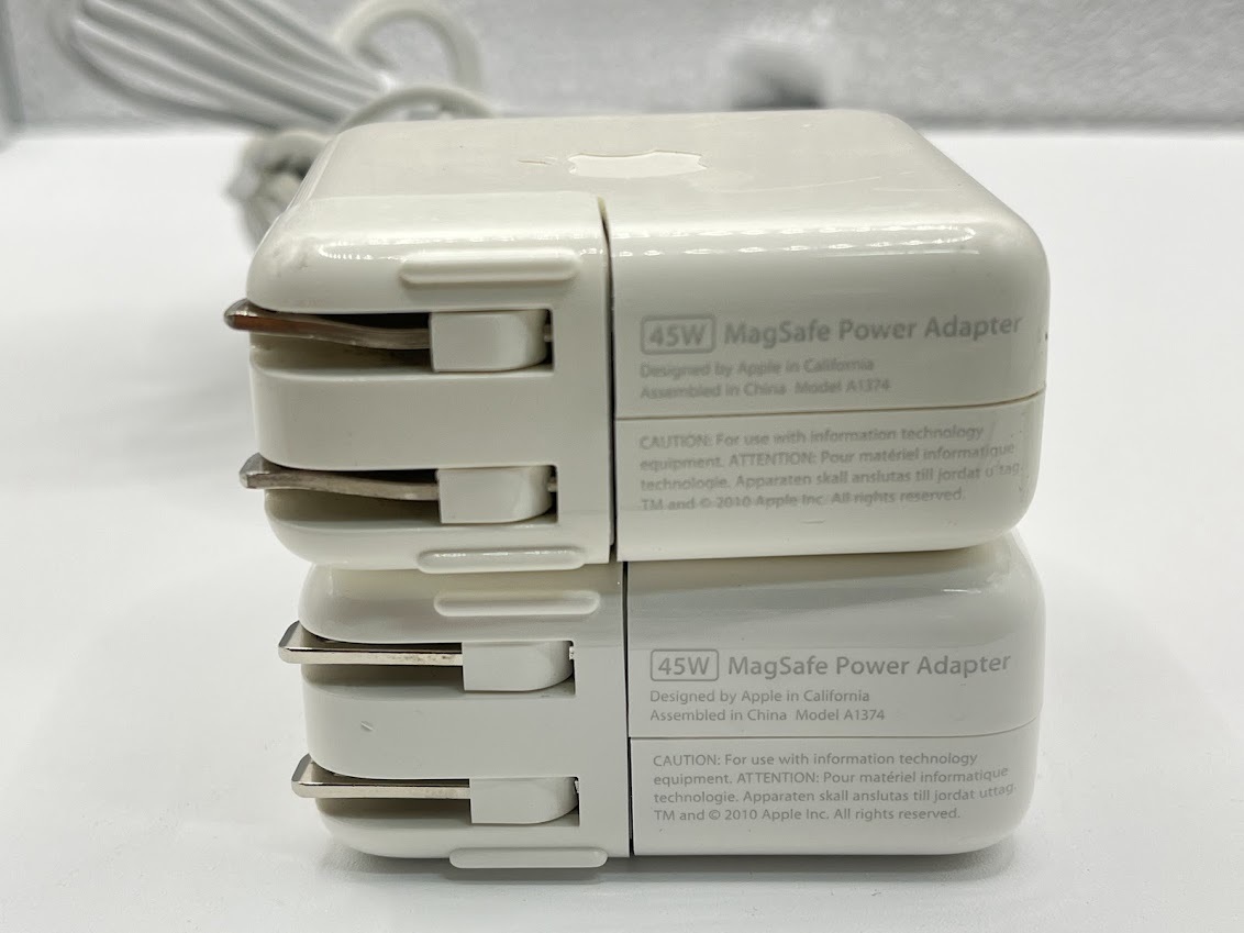 ●Apple アップル ACアダプター 45W MagSafe Power Adapter 2個セット A1374