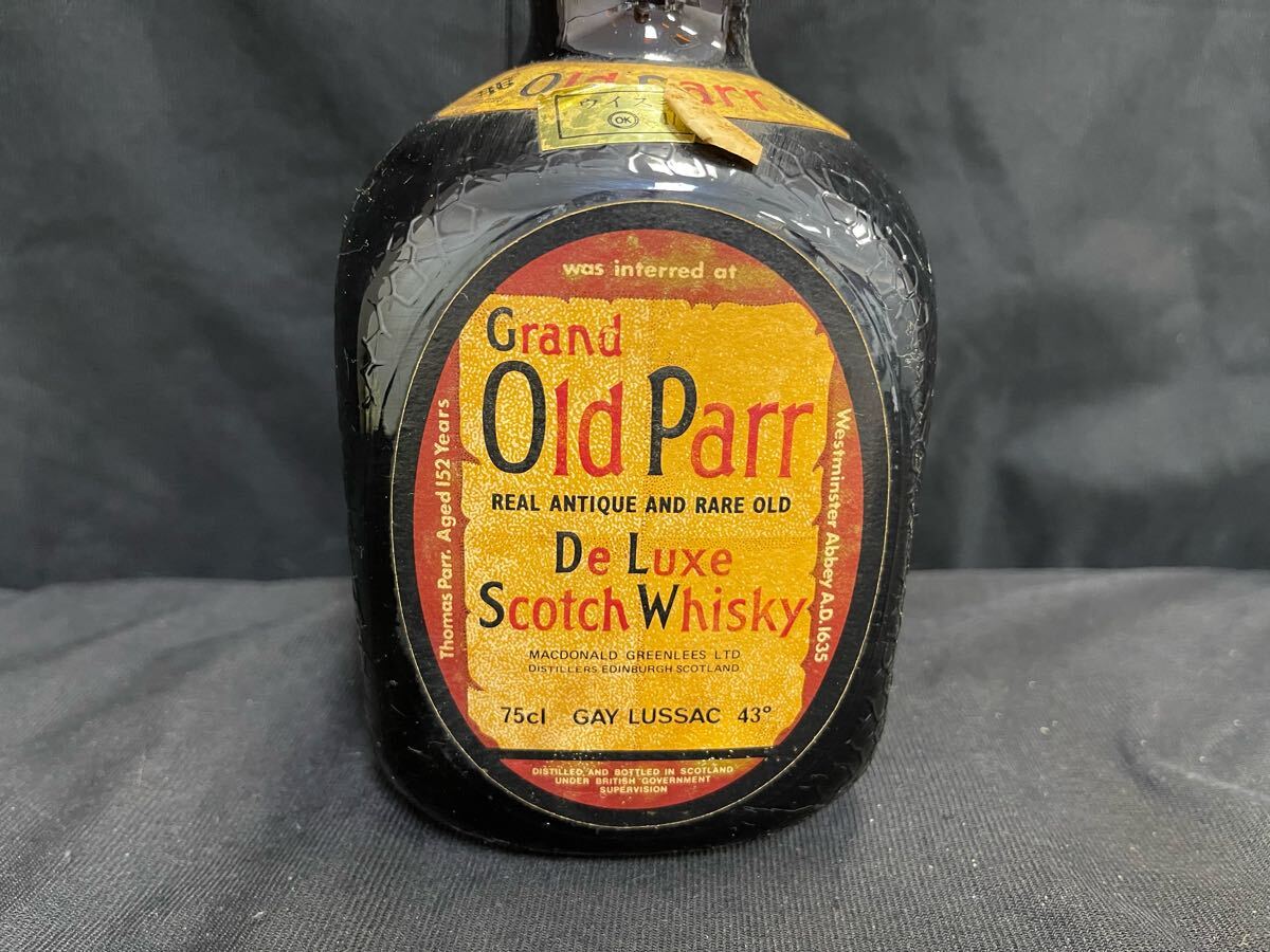 ST0704-34 Grand Old Parr DELUXE SCOTCH WHISKY 750ml 43 ST0704-34 Grand Old Parr DELUXE SCOTCH WHISKY 750ml 43