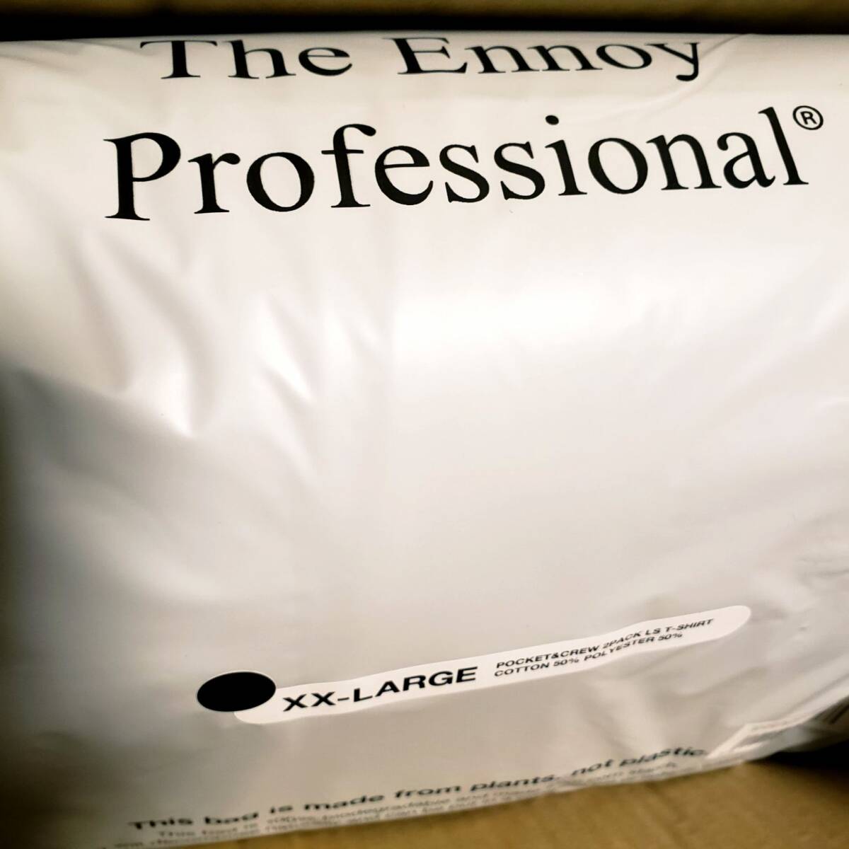 ENNOY POCKET & CREW 2PACK LS T-SHIRTS BLACK XXL エンノイ ENNOY POCKET & CREW 2PACK LS T-SHIRTS BLACK XXL エンノイ