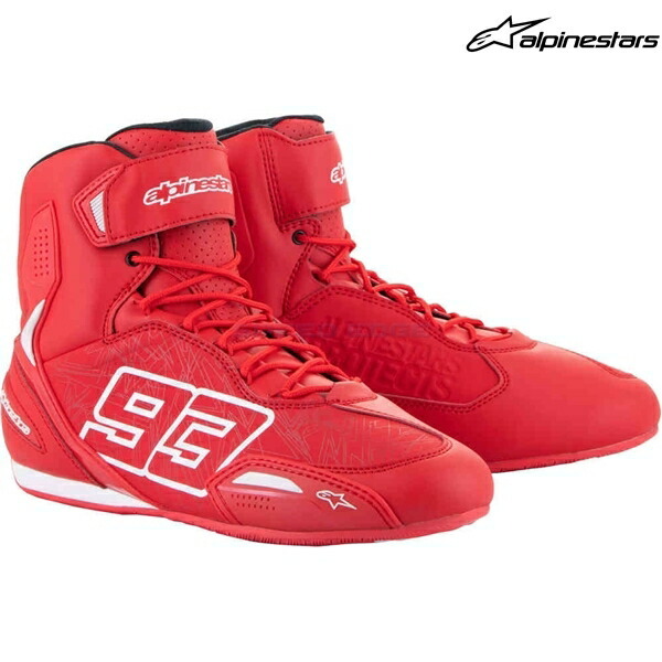 在庫あり alpinestars アルパインスターズ シューズ MM93 AUSTIN RIDNIG SHOE カラー:BRIGHT RED WHITE(3012) サイズ:8.5/26.0cm