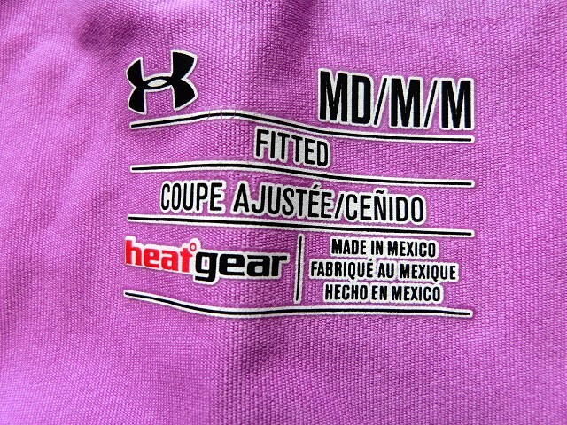超美品◆UNDER　ARMOURアンダーアーマー　半袖シャツ　【MD/M/M】◆ピラティス/フィットネス/ジム/トレーニング/ハイキング/登山/スポーツ_画像4