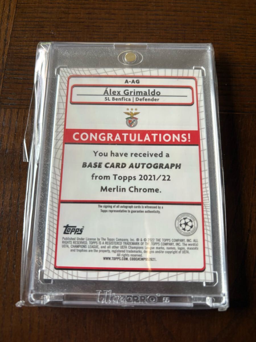 2021-22 Topps Merlin Chrome UCL Soccer Alex Grimaldo 2021-22 Topps Merlin Chrome UCL Soccer Alex Grimaldo