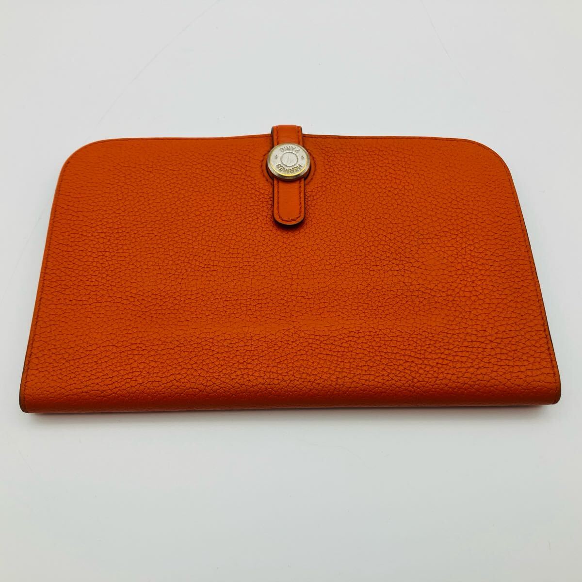 エルメス HERMES ドゴンGM 2つ折長財布 小銭入れ オレンジ トゴ エルメス HERMES ドゴンGM 2つ折長財布 小銭入れ オレンジ トゴ