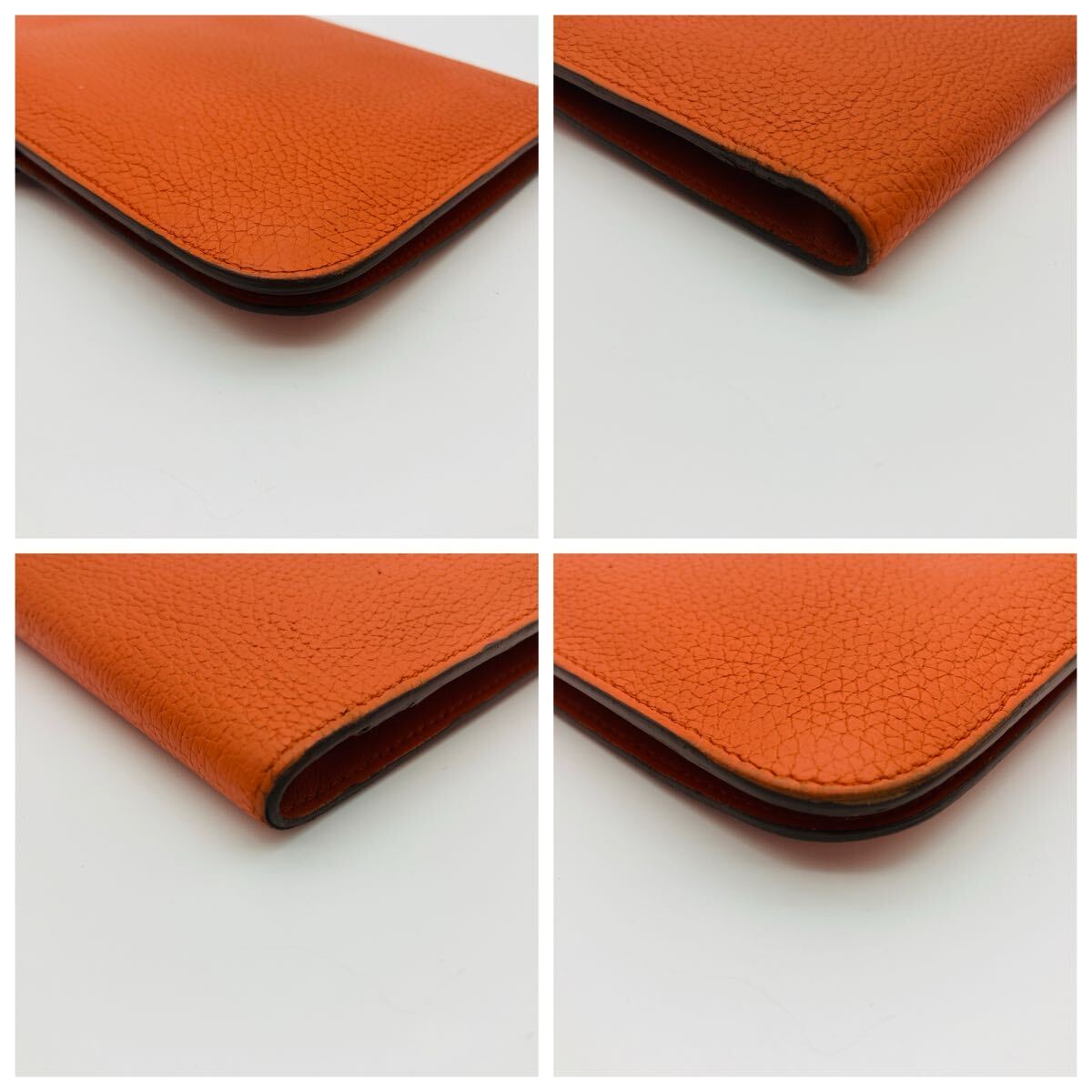 エルメス HERMES ドゴンGM 2つ折長財布 小銭入れ オレンジ トゴ エルメス HERMES ドゴンGM 2つ折長財布 小銭入れ オレンジ トゴ
