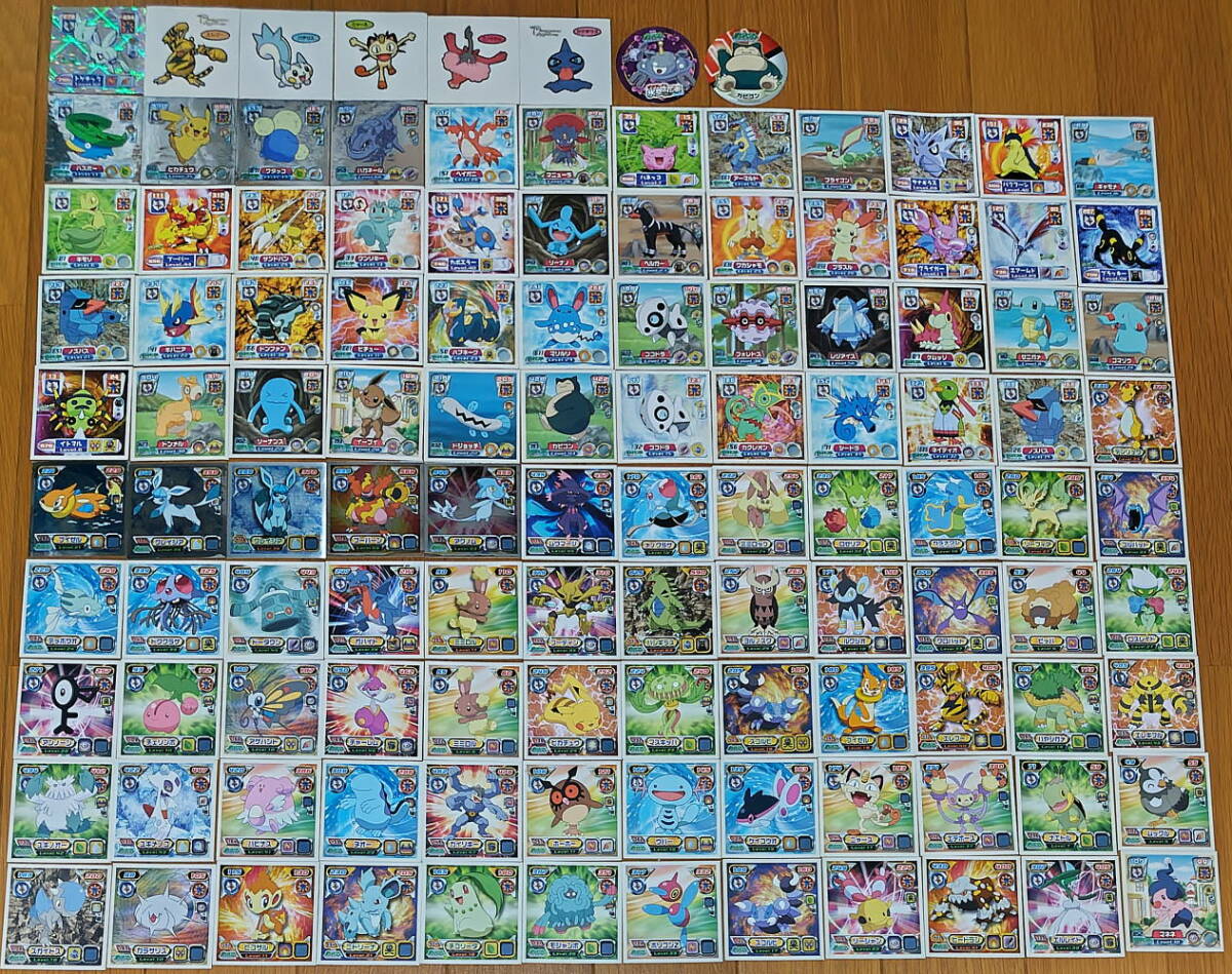 Yahoo!オークション - ポケモン最強列伝シール ポケモンキッズ