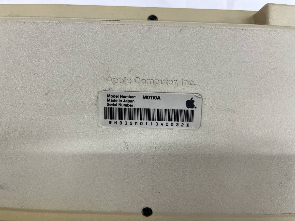 訳あり品】 Macintosh Plus M0001A Apple M0110A パソコン 訳あり品】 Macintosh Plus M0001A Apple M0110A パソコン