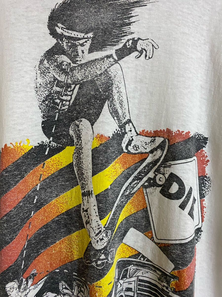 80s 90s オールドスケート Tシャツ USA製 XL 白 sted man old 80s 90s オールドスケート Tシャツ USA製 XL 白 sted man old