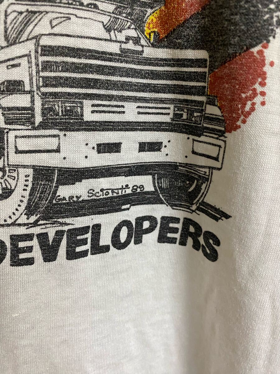 80s 90s オールドスケート Tシャツ USA製 XL 白 sted man old 80s 90s オールドスケート Tシャツ USA製 XL 白 sted man old