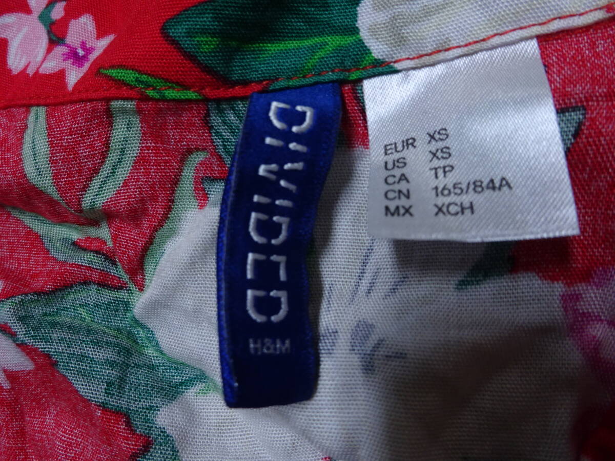■D-249 ■Ｈ＆Ｍ　半袖シャツ　サイズXS