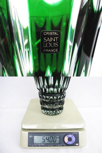 現状品 SAINT LOUIS サンルイ クリスタル ガラス 花瓶 フラワー 現状品 SAINT LOUIS サンルイ クリスタル ガラス 花瓶 フラワー