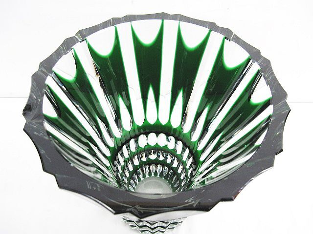 現状品 SAINT LOUIS サンルイ クリスタル ガラス 花瓶 フラワー 現状品 SAINT LOUIS サンルイ クリスタル ガラス 花瓶 フラワー