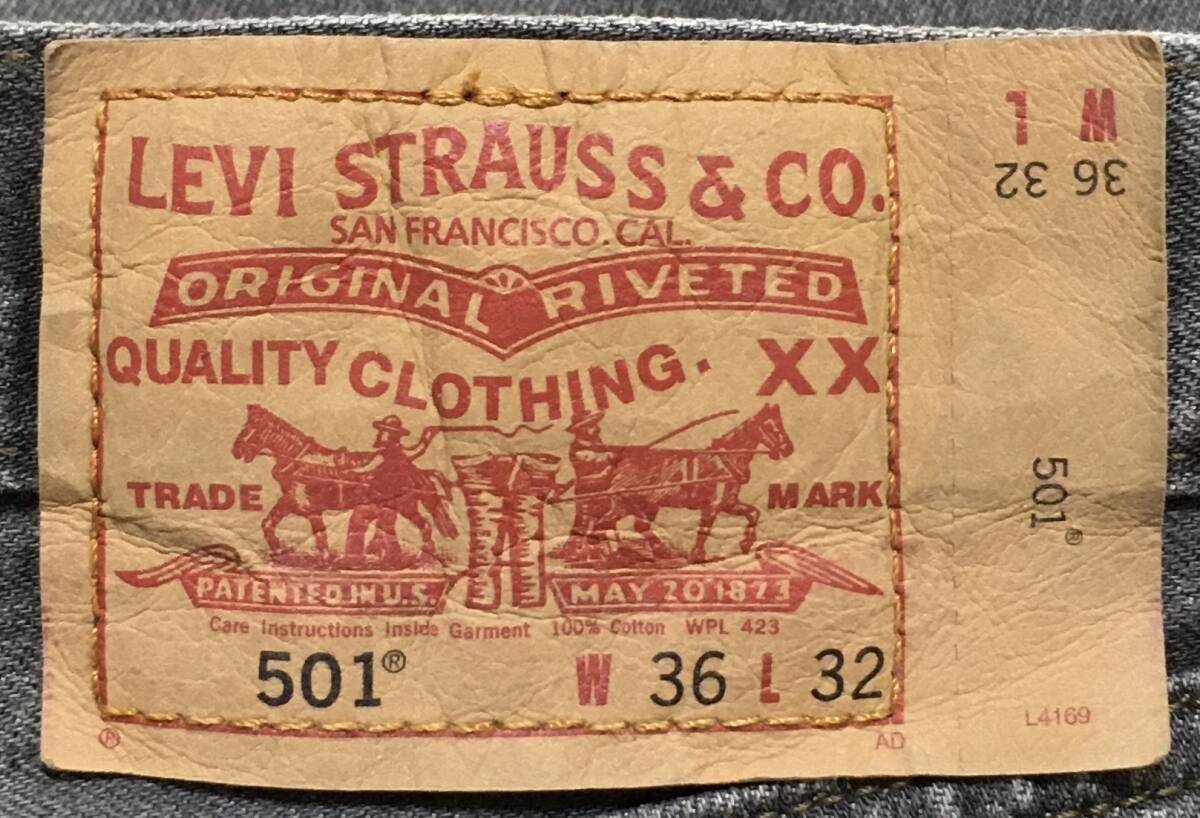 限定 Levi's 08501 W36 ユーズドクラッシュアンドリペアード 限定 Levi's 08501 W36 ユーズドクラッシュアンドリペアード