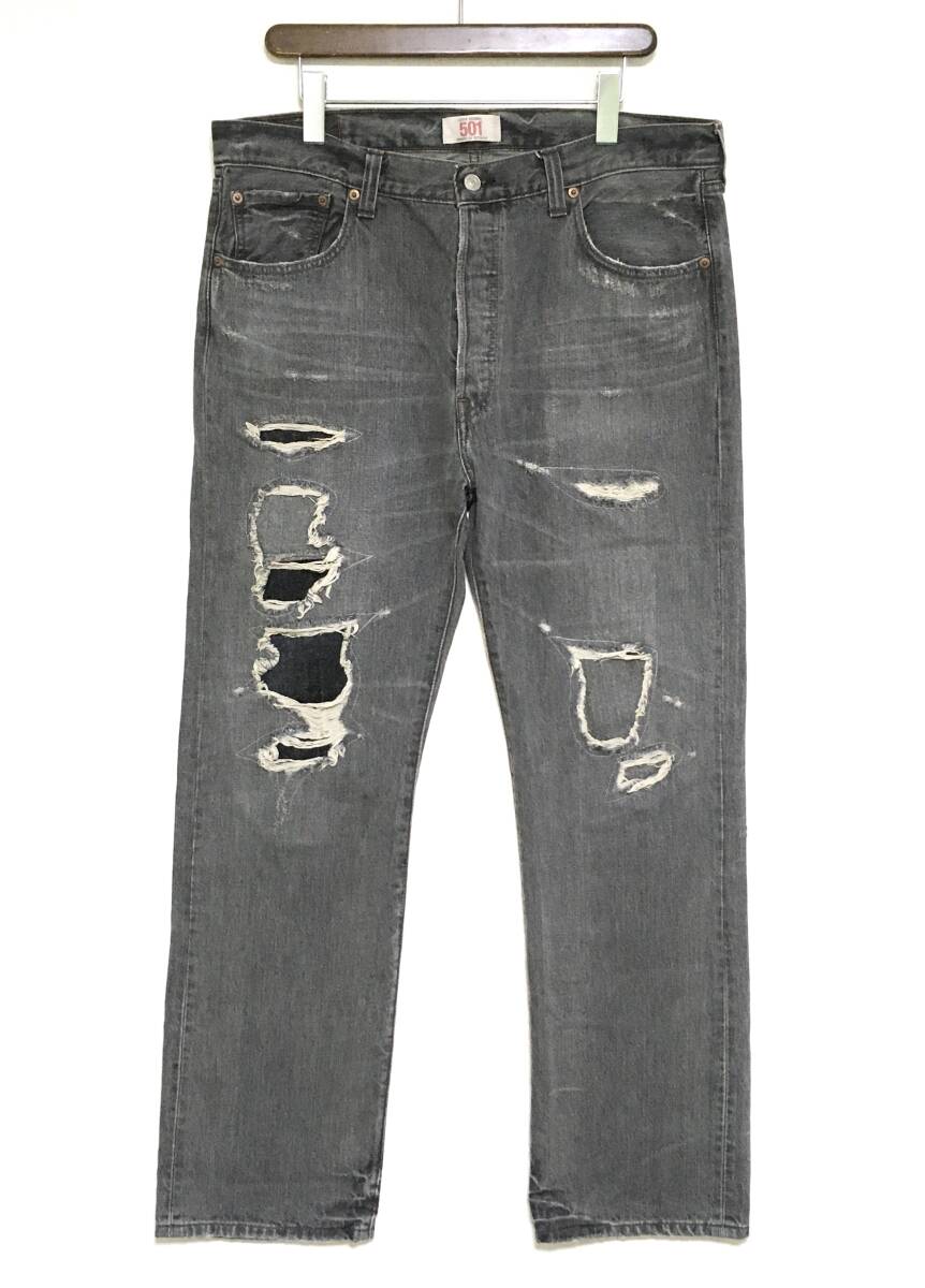 限定 Levi's 08501 W36 ユーズドクラッシュアンドリペアード 限定 Levi's 08501 W36 ユーズドクラッシュアンドリペアード