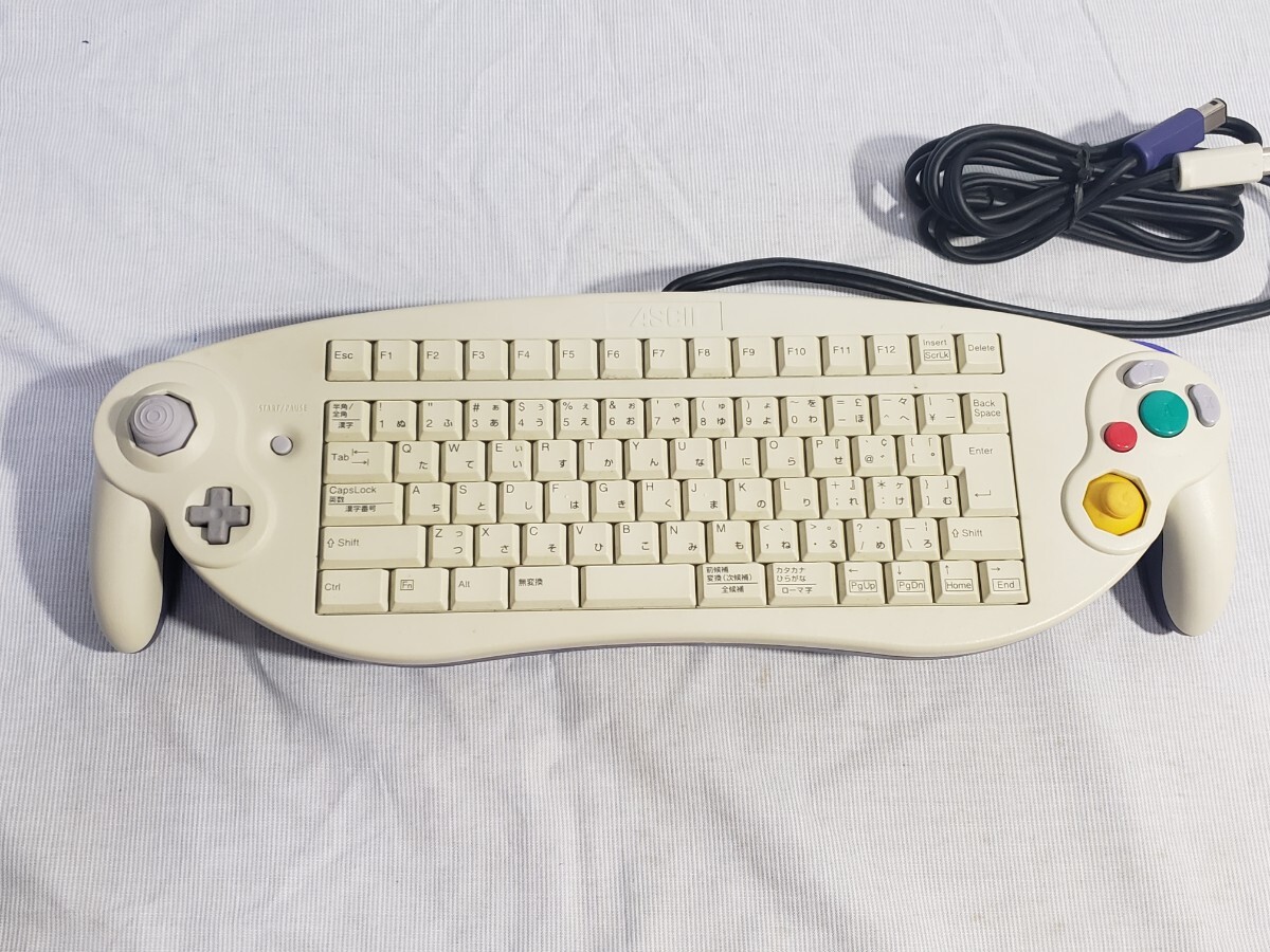 Nintendo ゲームキューブ ASCII キーボードコントローラー ASC Nintendo ゲームキューブ ASCII キーボードコントローラー ASC