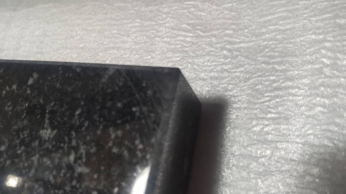 重厚黒御影石オーディオボードウエイト黒緑斑☆37.5*33.5*3☆5面 重厚黒御影石オーディオボードウエイト黒緑斑☆37.5*33.5*3☆5面