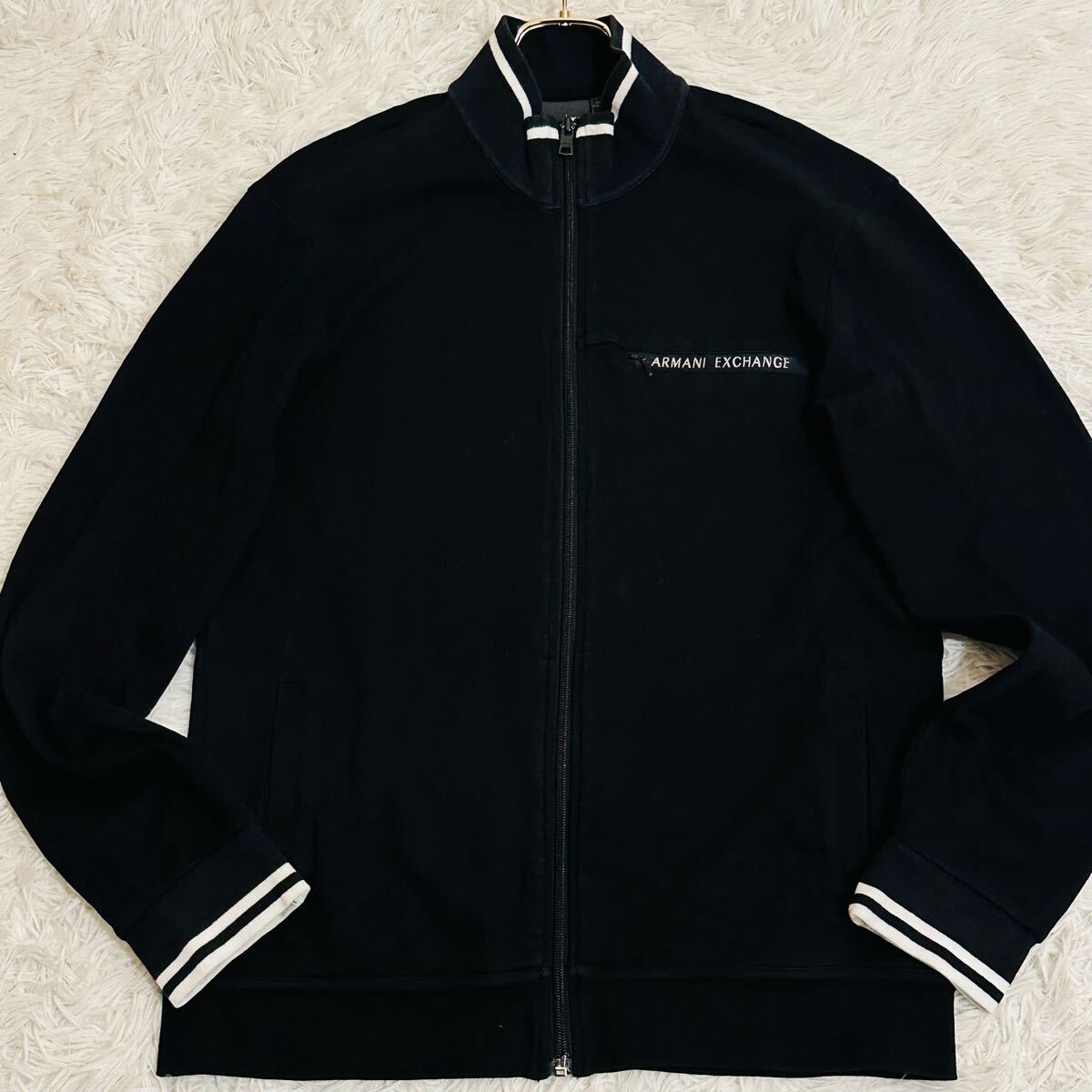 美品 L相当 アルマーニ エクスチェンジ トラックジャケット 美品 L相当 アルマーニ エクスチェンジ トラックジャケット