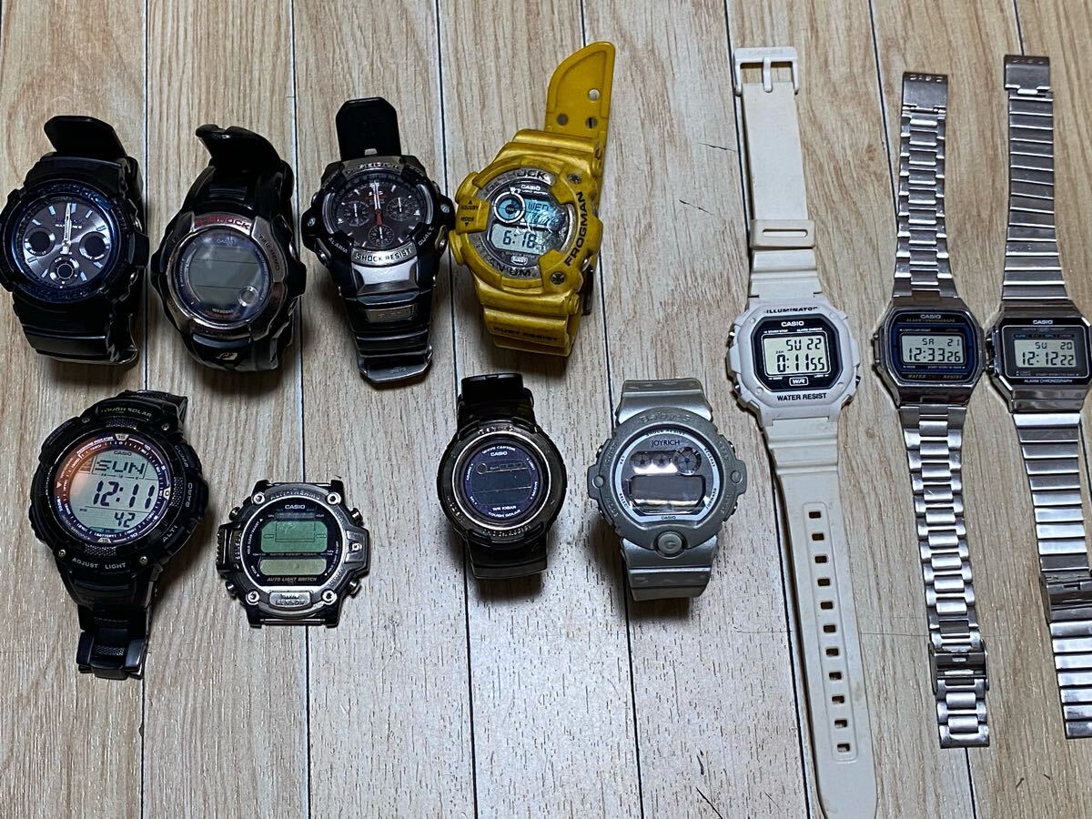 CASIO Baby-G シーマン ジャンク Yahoo!オークション - ジャンク カシオ CASIO G-SHOCK Baby-G