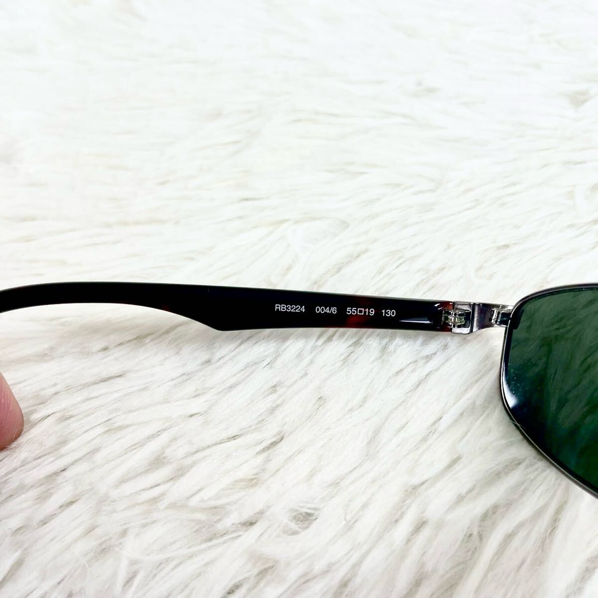 美品 Ray-Ban レイバン サングラス RB3224 ブラックレンズ 美品 Ray-Ban レイバン サングラス RB3224 ブラックレンズ