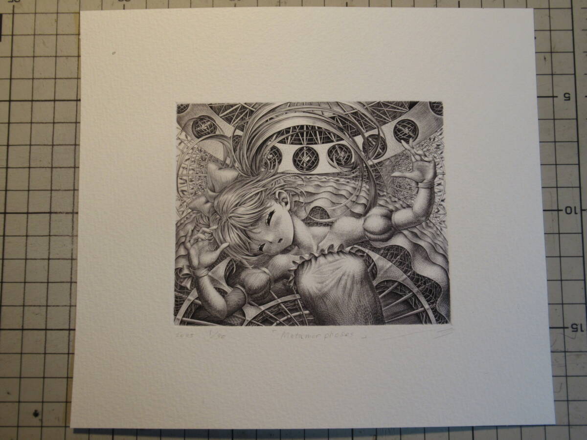 ☆萌銅版画No426 ed2/50 「metamorphoses」 エングレーヴィング ☆萌銅版画No426 ed2/50 「metamorphoses」 エングレーヴィング