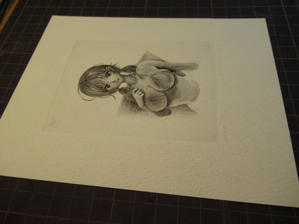☆萌銅版画 一円出品 サインエディション有 コレクション 手描き ☆萌銅版画 一円出品 サインエディション有 コレクション 手描き