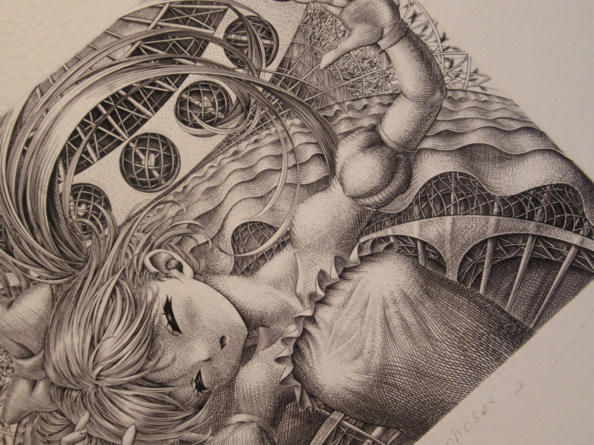 ☆萌銅版画No426「metamorphoses」ed3/50 一円出品 サイン ☆萌銅版画No426「metamorphoses」ed3/50 一円出品 サイン