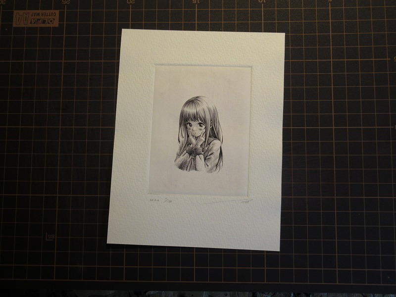 ☆萌銅版画 一円出品 サインエディション有 コレクション 手描き ☆萌銅版画 一円出品 サインエディション有 コレクション 手描き