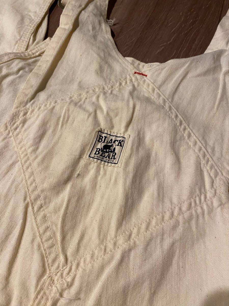 超RARE 50s BLACK BEAR BRAND OVERALLS 山ポケ オーバーオール 超RARE 50s BLACK BEAR BRAND OVERALLS 山ポケ オーバーオール