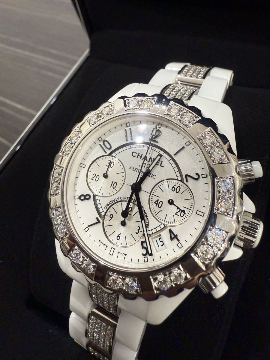 超豪華 CHANEL J12 41ミリ クロノグラフ メンズ腕時計 自動巻き 超豪華 CHANEL J12 41ミリ クロノグラフ メンズ腕時計 自動巻き
