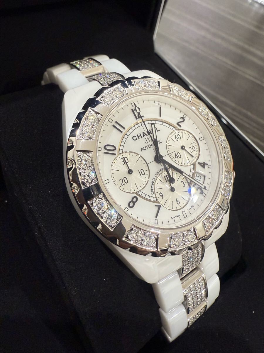 超豪華 CHANEL J12 41ミリ クロノグラフ メンズ腕時計 自動巻き 超豪華 CHANEL J12 41ミリ クロノグラフ メンズ腕時計 自動巻き